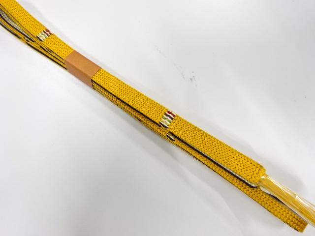 未使用品　正絹　手組帯締め